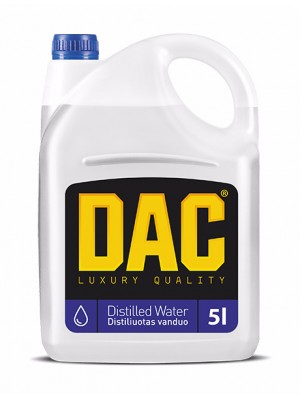 DAC DISTILIUOTAS VANDUO 5L